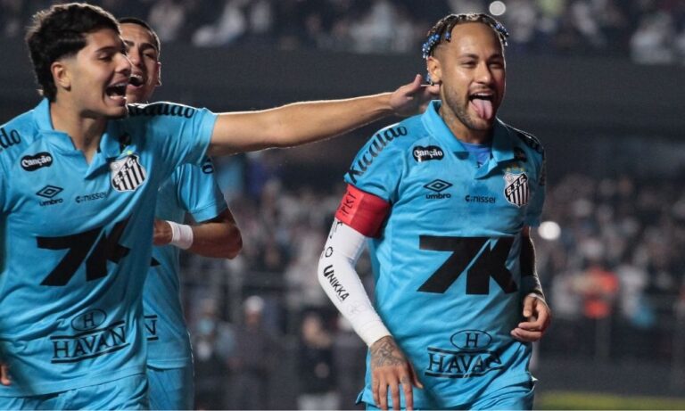 com-brilho-de-neymar,-santos-bate-juventude-por-3-a-1-e-sai-da-zona-de-queda