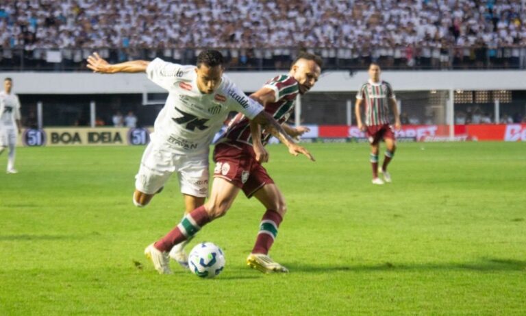 em-jogo-de-estreia-de-vojvoda,-santos-fica-no-empate-sem-gols-com-o-fluminense-na-vila-belmiro-pelo-brasileirao