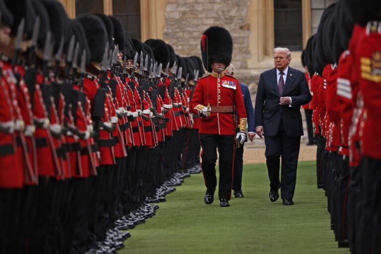 charles-iii-recebe-trump-no-castelo-de-windsor,-nos-arredores-de-londres