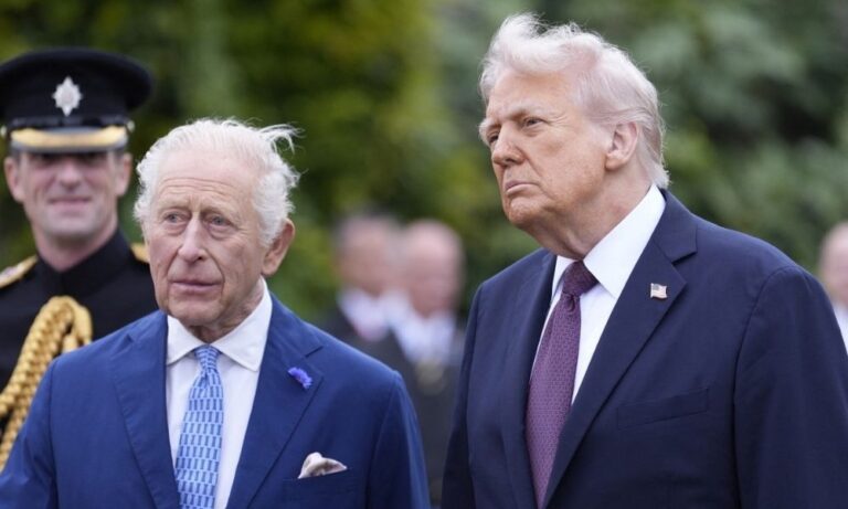 trump-repete-com-rei-charles-iii-gafe-que-cometeu-com-elizabeth-ii-durante-visita-oficial-ao-reino-unido